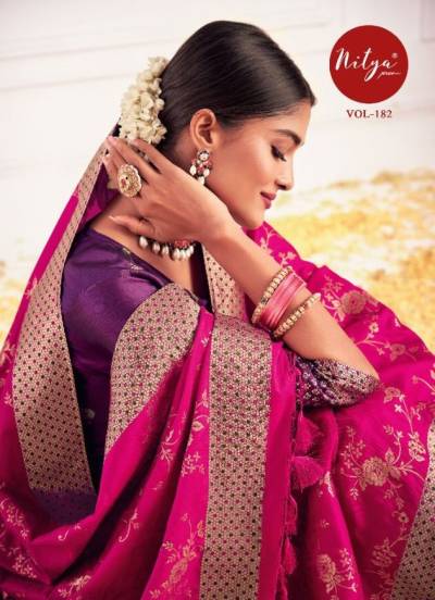 Nitya Vol 182 By Silk Traditional Wear Salwar Kameez Collection